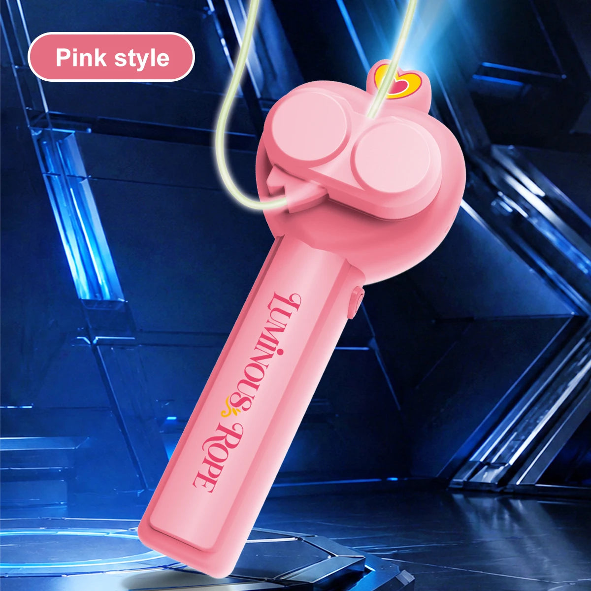 Glowing Rope Launcher Toy, a Flying Rope That Loops in the Air, Brings Endless Tricks and Fun, Suitable for Outdoor Festival Parties
