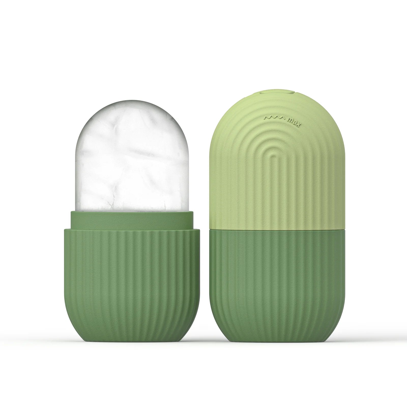 Silicone face ice cube mold