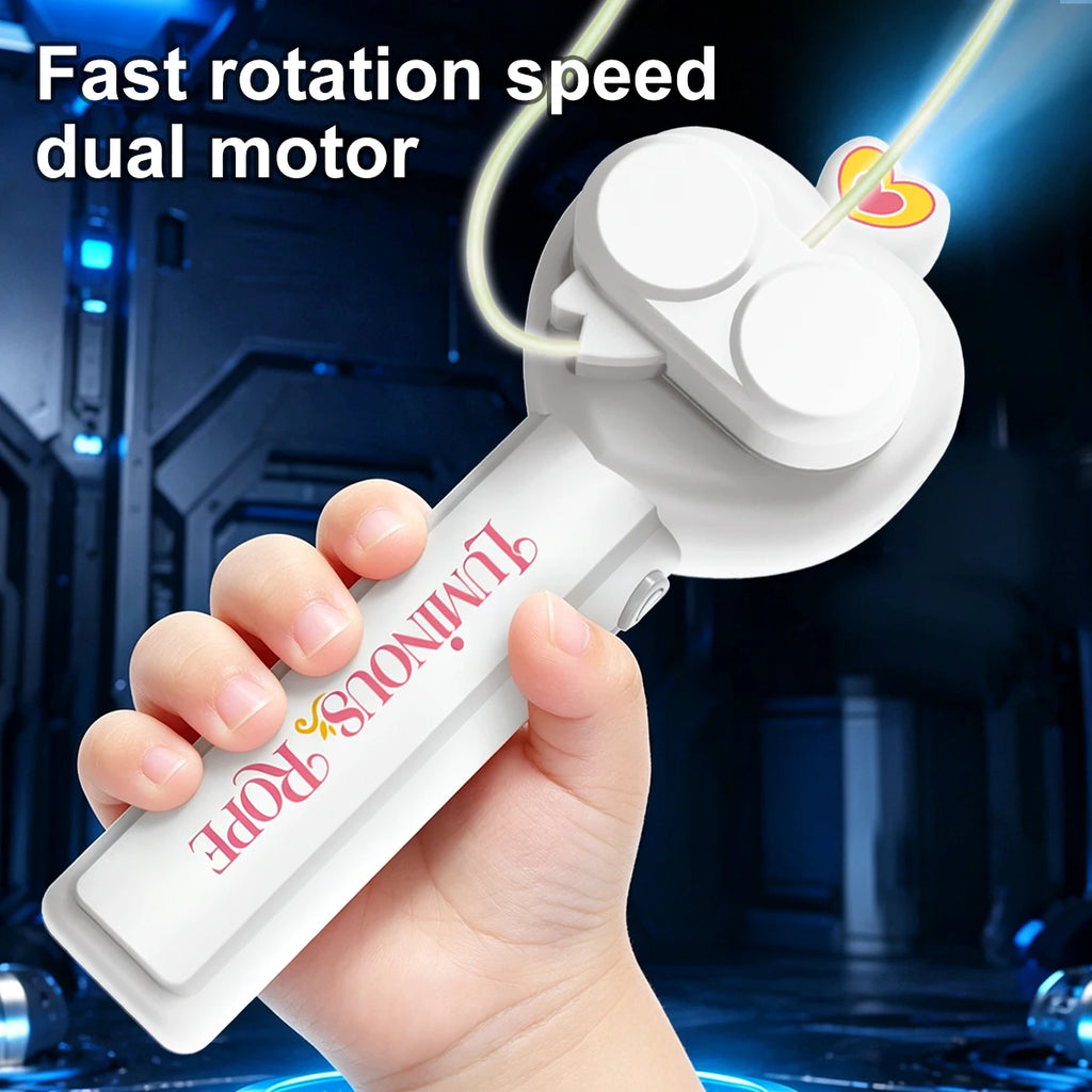 Glowing Rope Launcher Toy, a Flying Rope That Loops in the Air, Brings Endless Tricks and Fun, Suitable for Outdoor Festival Parties
