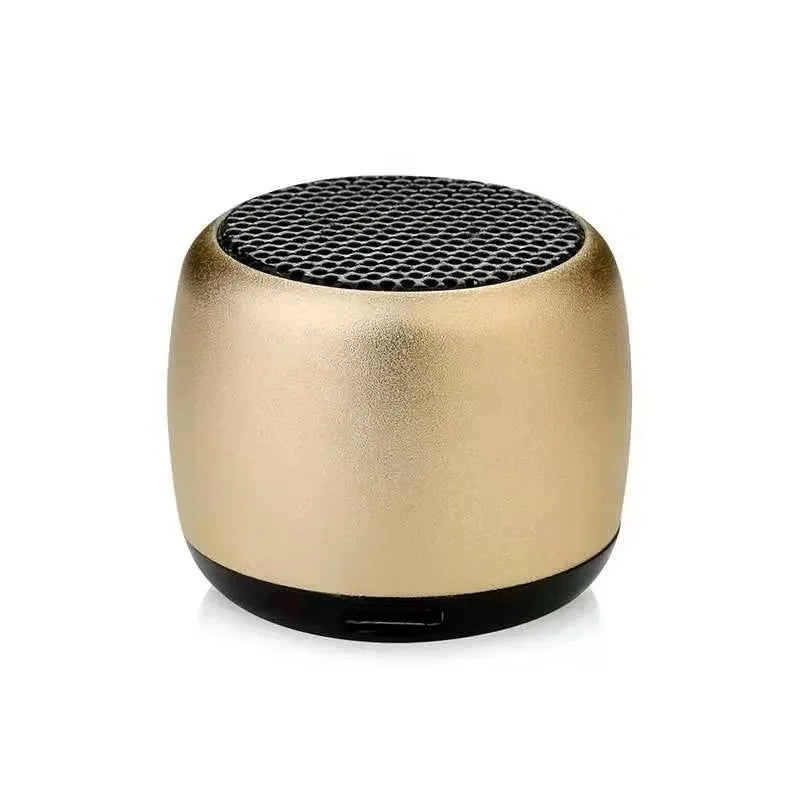 Portable Speakers Handfree Cell Phone Bluetooth Wireless Speaker Small Subwoofer Bass Sound Box Mini Soundbox Metal Audio Player