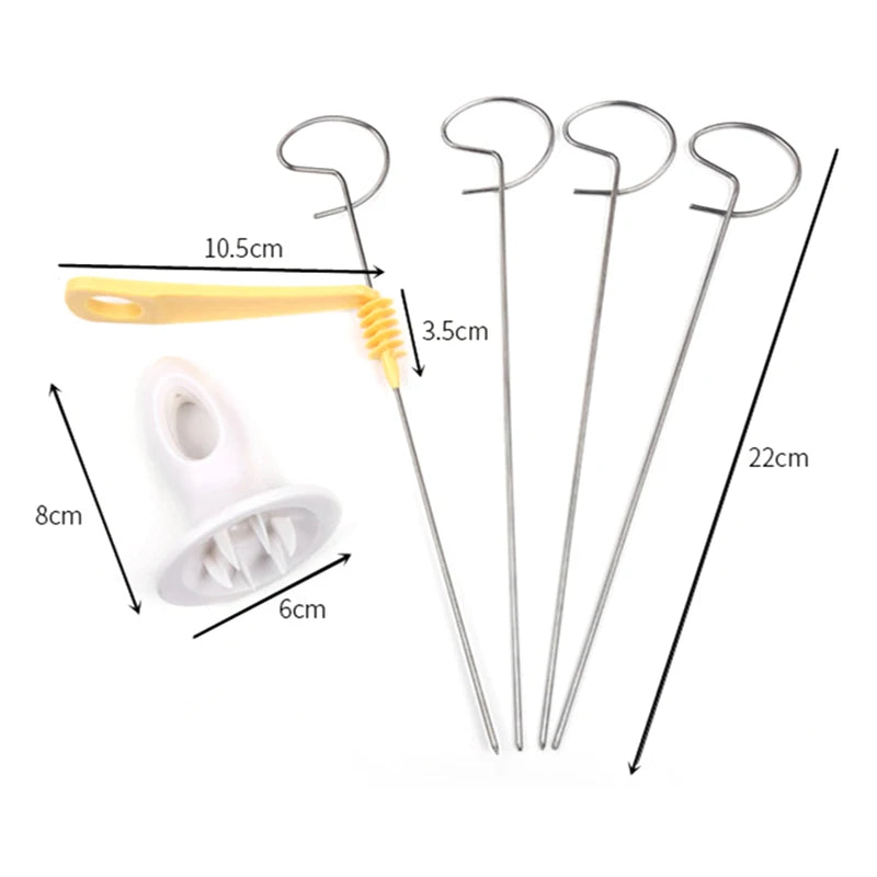 Rotate Potato Slicer Stainless Steel Plastic Twisted