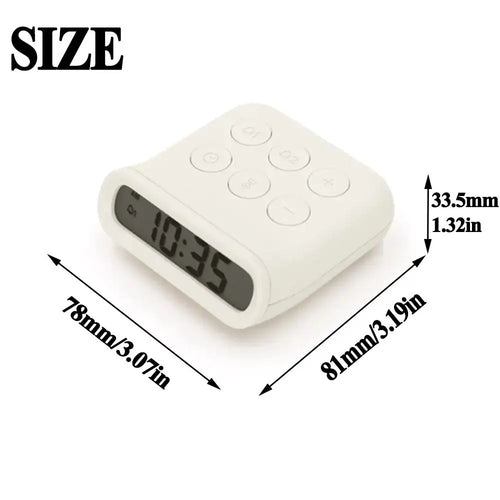 Kitchen Timer Creative Small Alarm Clock Simple Plastic Alarm Clock Mini Portable Electronic Alarm Clock Kitchen Gadget