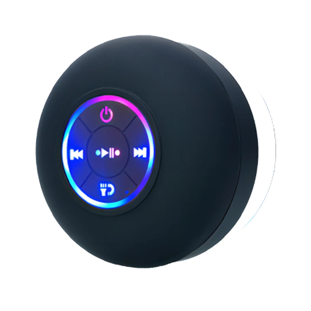 Portable Wireless Bluetooth Speaker LED Light IPX4 Waterproof