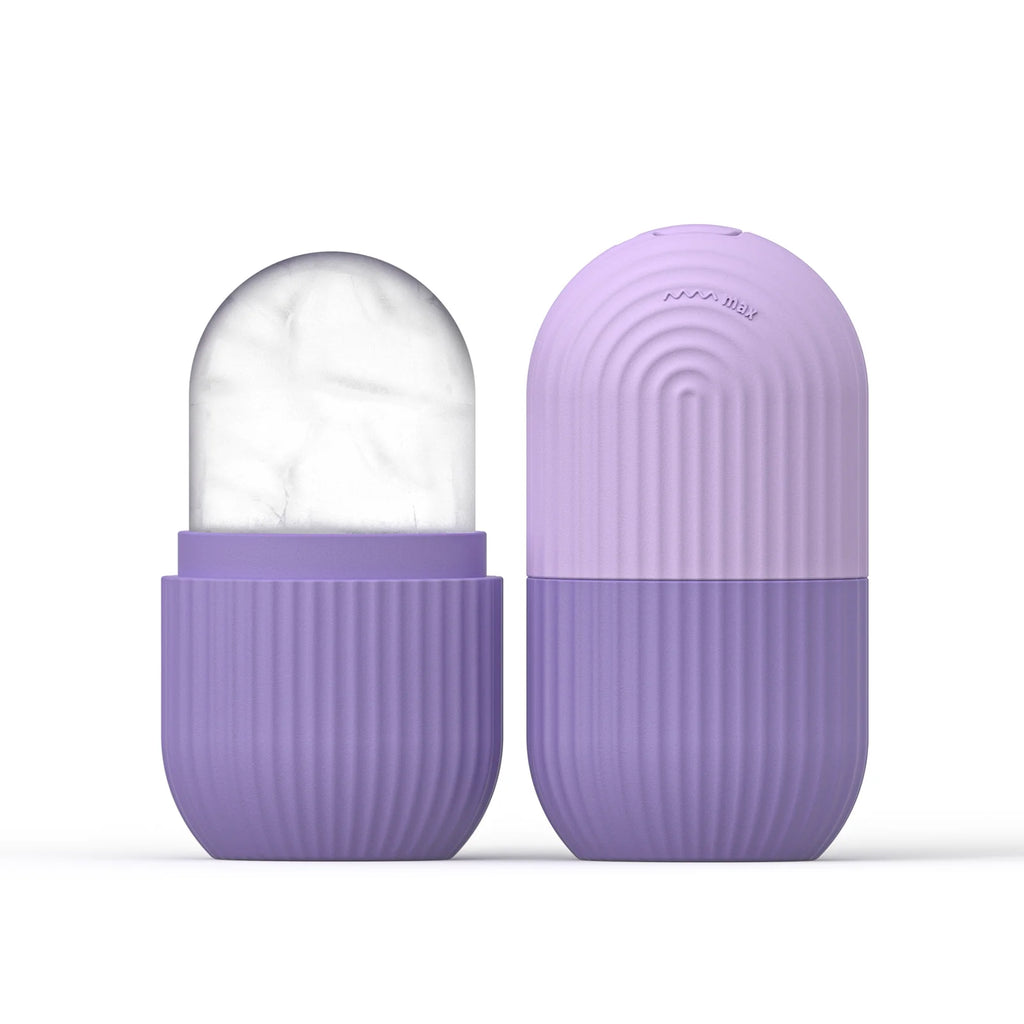 Silicone face ice cube mold