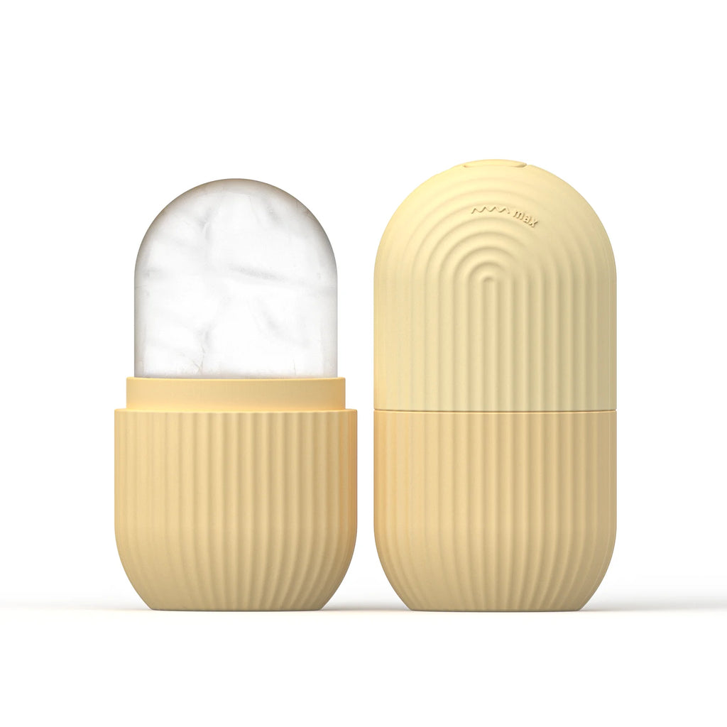 Silicone face ice cube mold
