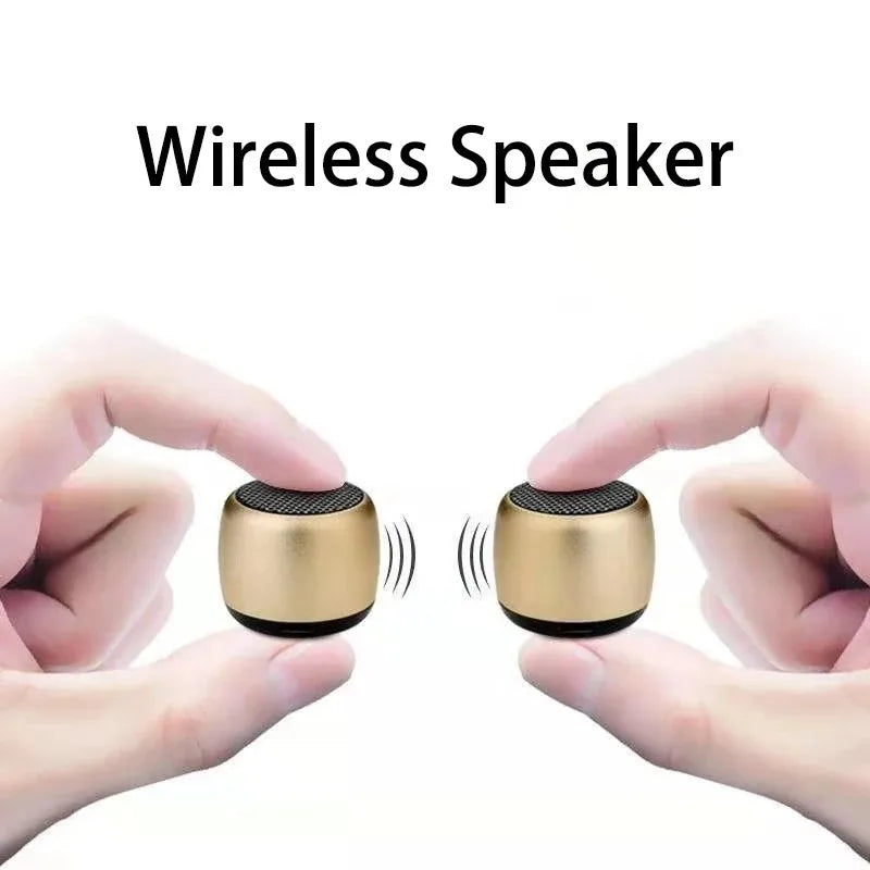 Portable Speakers Handfree Cell Phone Bluetooth Wireless Speaker Small Subwoofer Bass Sound Box Mini Soundbox Metal Audio Player