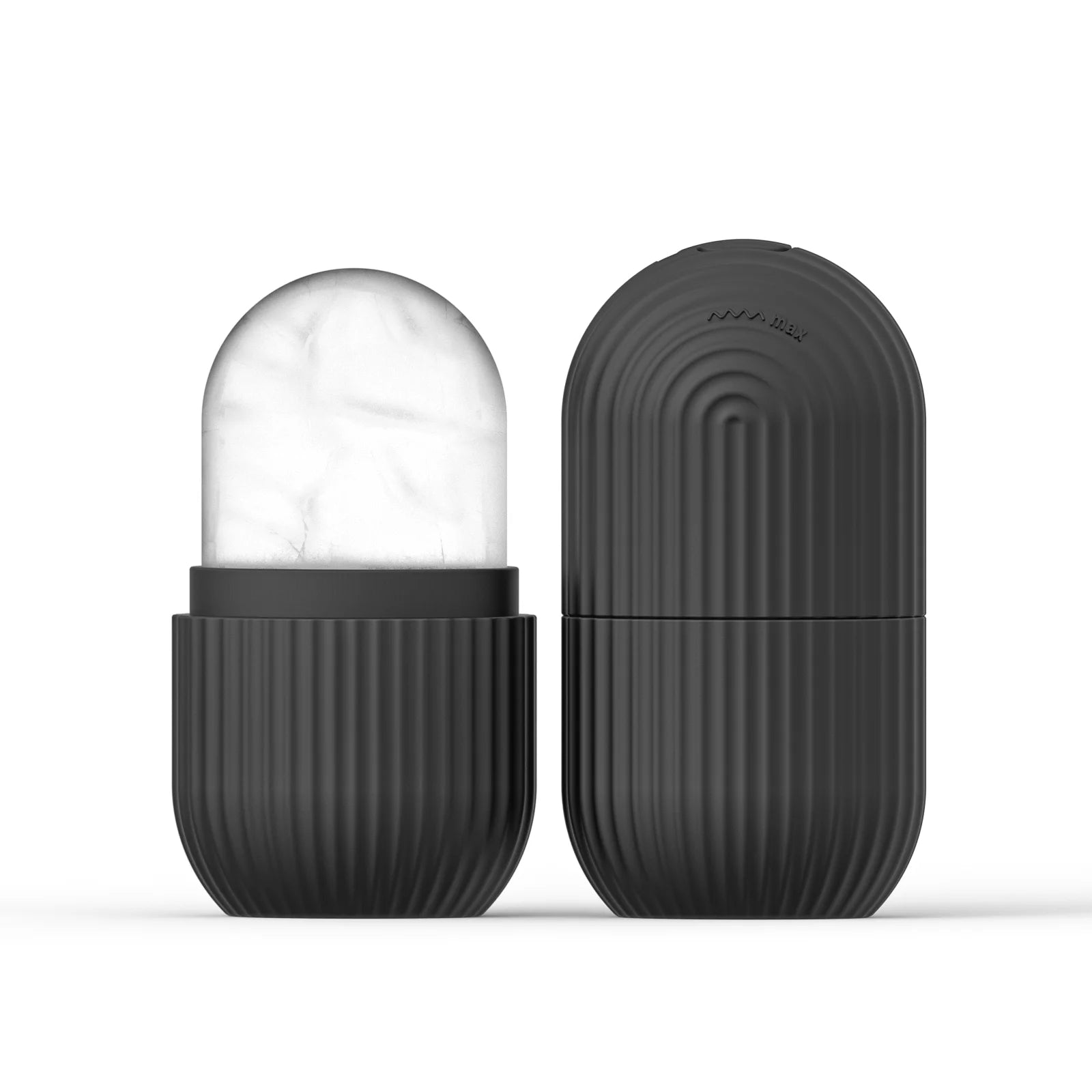 Silicone face ice cube mold